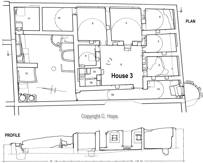 Kellis, Egypt, Roman period house