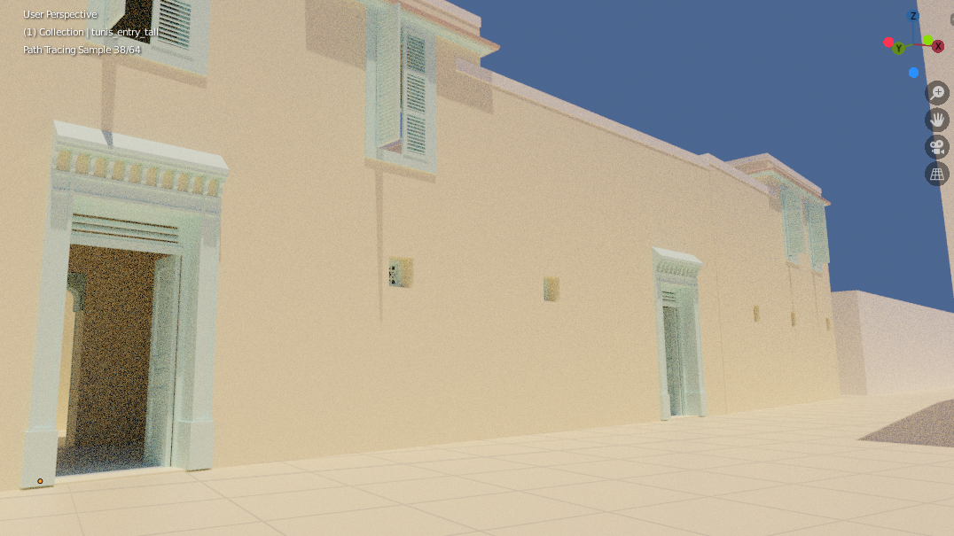 Rendered view