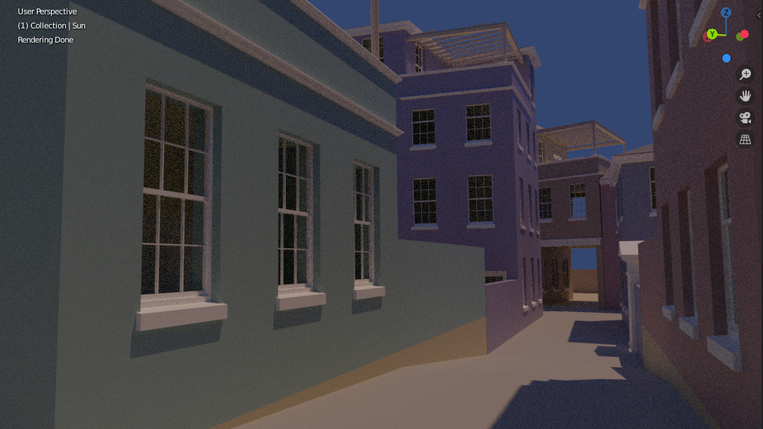 Rendered view