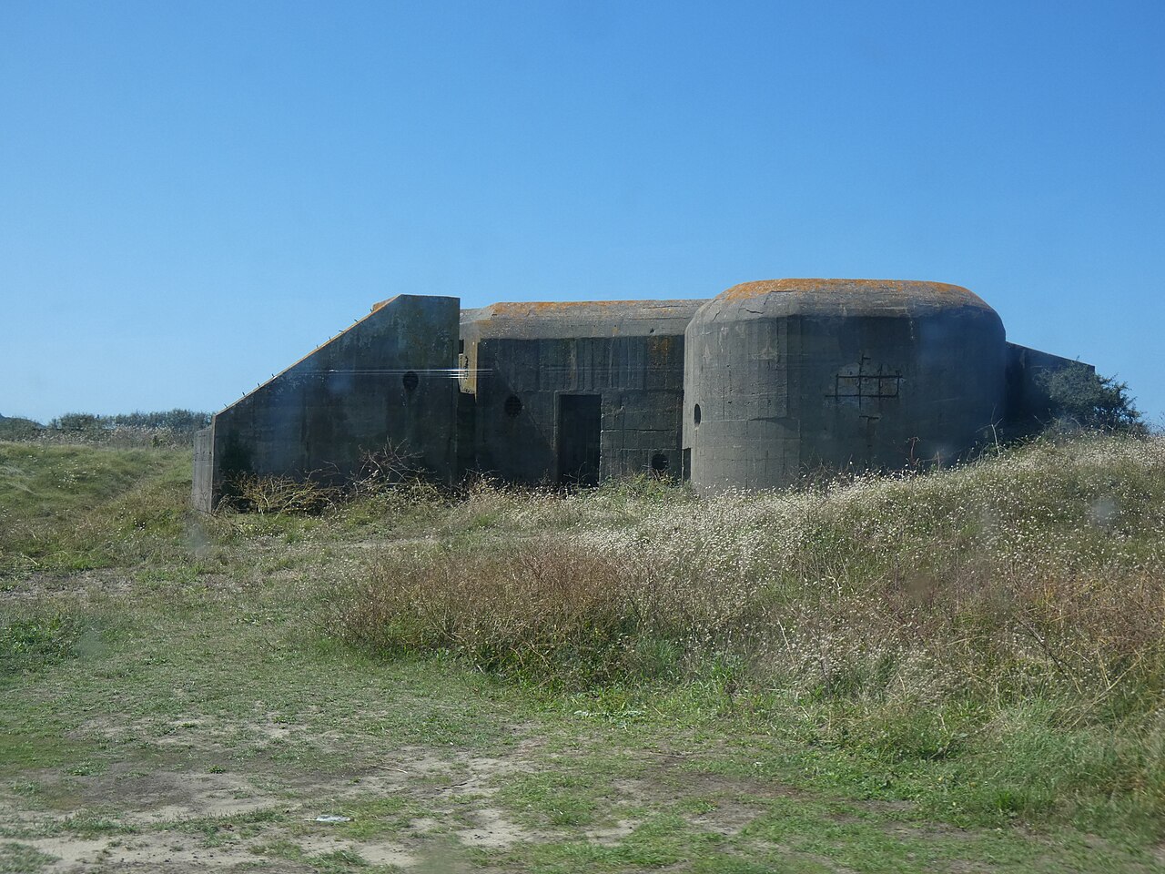 A German Atlantic Wall bunker, Guernsey, Channel Islands