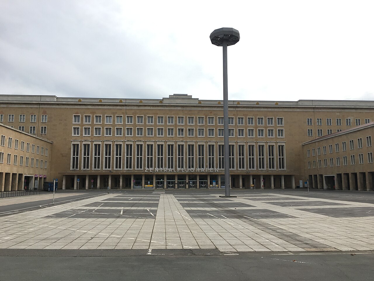 Tempelhof Airport, Berlin, designed by Ernst Sagebiel